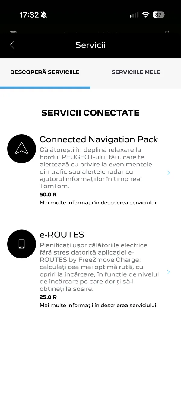 Step 11: Switch to ‘SERVICIILE MELE’