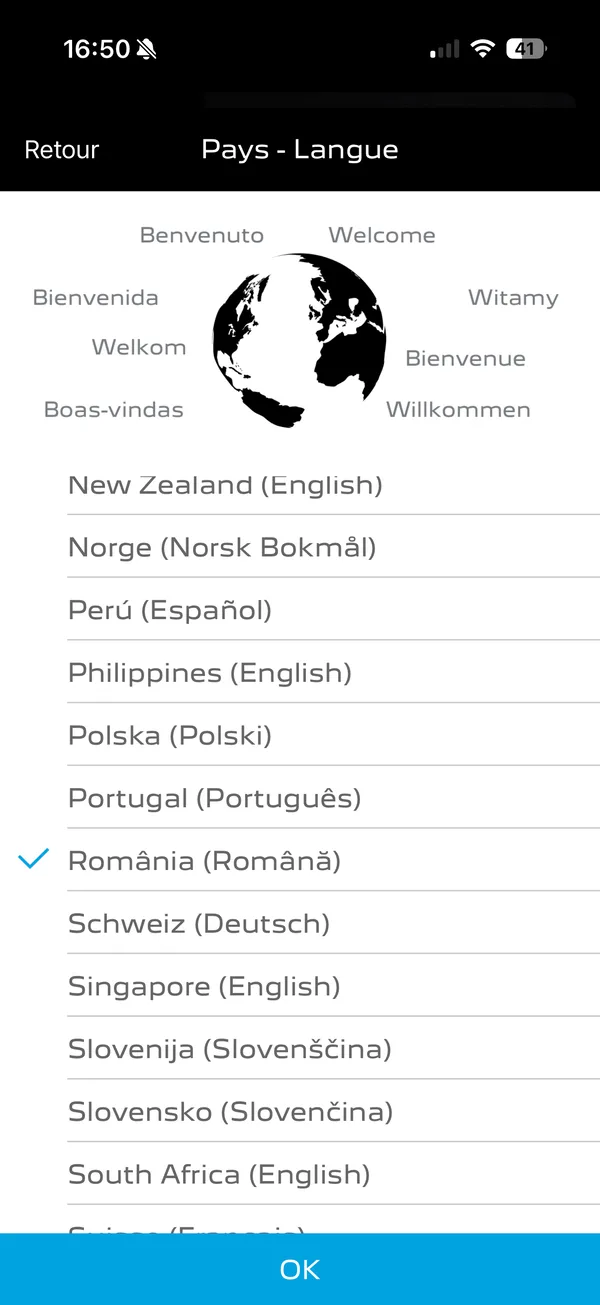 Step 4: Choose Romania